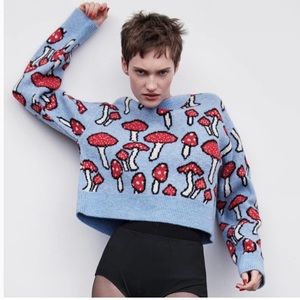 JACQUARD KNIT SWEATER ONLY ONE